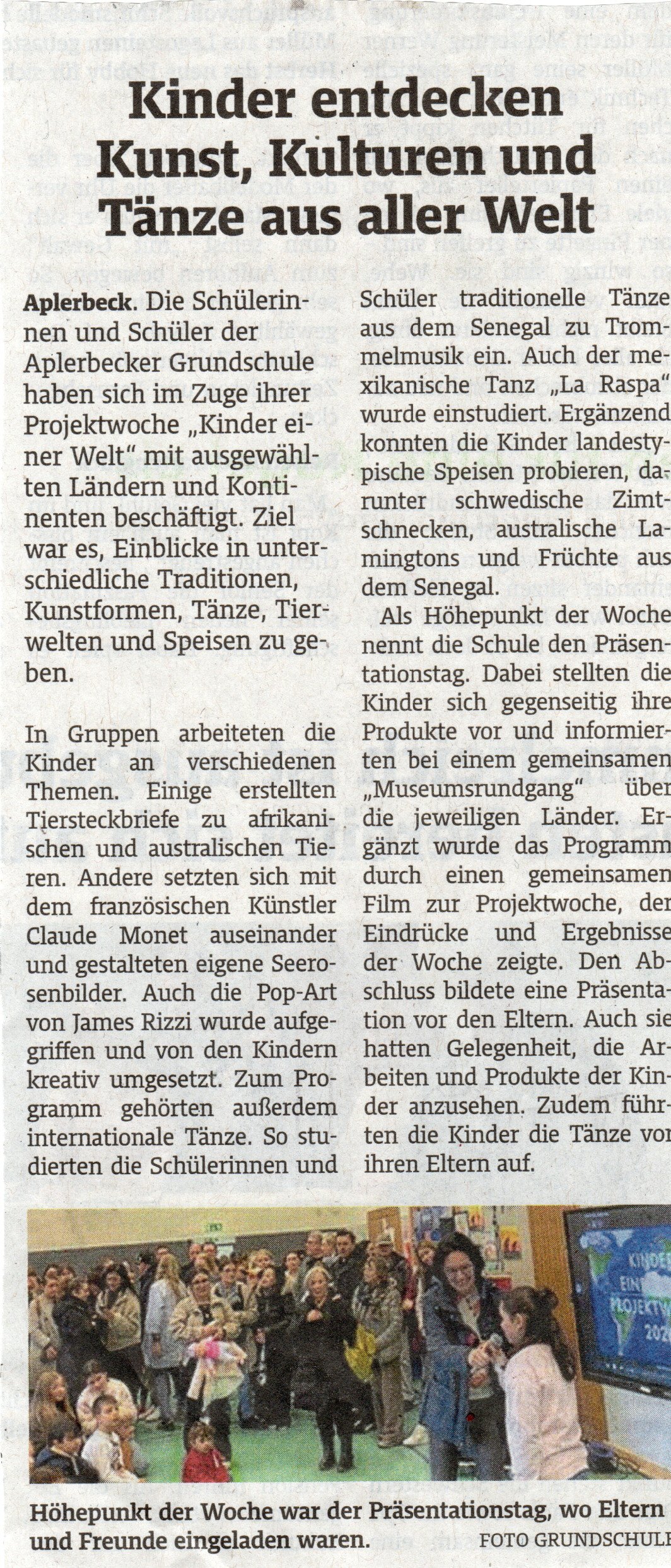 ZEitungsartikel